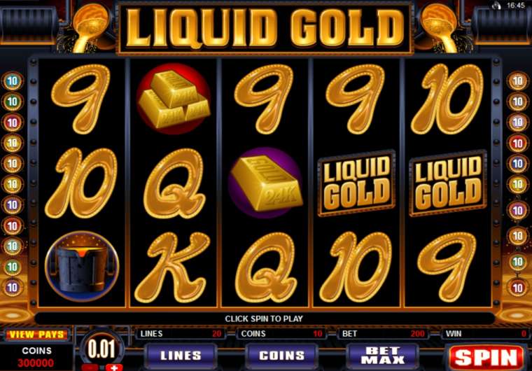 Play Liquid Gold slot CA