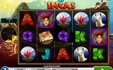 Lost City of Incas slot (Canada)