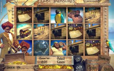 Lost Treasures slot (Canada)