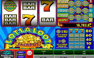 Lotsaloot 3 Reel - Progressive slot (Canada)