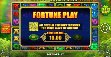 Luck O` The Irish: Mystery Ways Fortune Play: Unique features