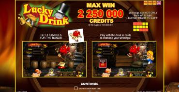 Lucky Drink: Unique features