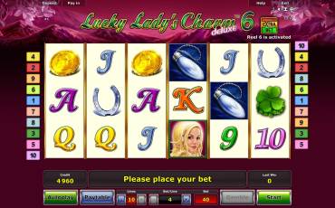 Lucky Lady’s Charm 6 Deluxe slot (Canada)