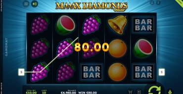 Maaax Diamonds Deluxe: Winnings