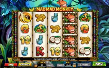 Mad Mad Monkey slot (Canada)