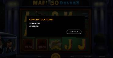 Mafioso Deluxe: Winnings