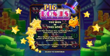 Magic Piggy: Free spins