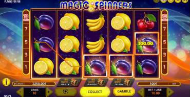 Magic Spinners: Winnings