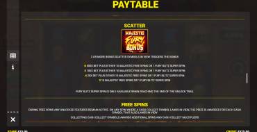 Majestic Fury Megaways: Free spins and/or respins