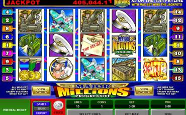 Major Millions 5 Reel - Progressive slot (Canada)