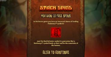 Mayan Stackways: Free spins