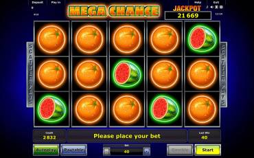 Mega Chance slot (Canada)