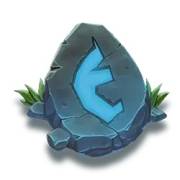 Rune Blue symbol in Merlin Realm of Charm slot