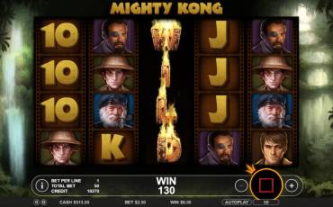 Mighty Kong slot (Canada)