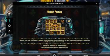 Money Train 3: Free spins and/or respins