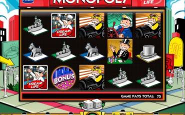 Monopoly – Dream Life slot (Canada)