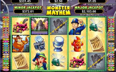 Monster Mayhem slot (Canada)