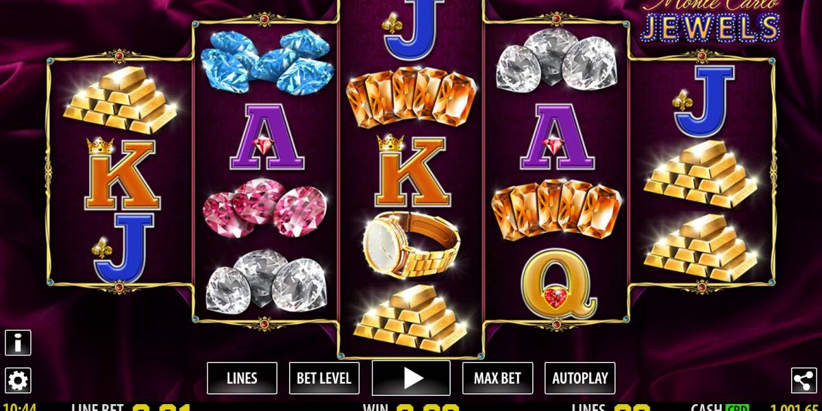 Monte Carlo Jewels slot (Canada)