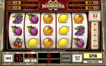 Multiplier Madness slot (Canada)