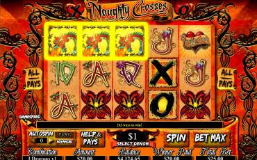 Noughty Crosses slot (Canada)