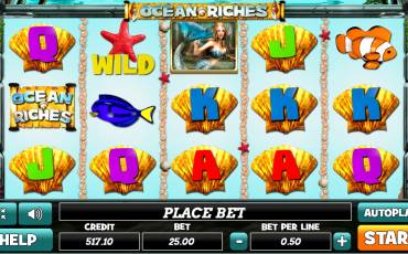 Ocean Riches slot (Canada)