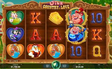 Oink Country Love slot (Canada)