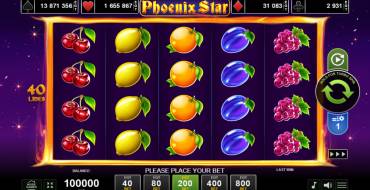 Phoenix Star: Slot machine