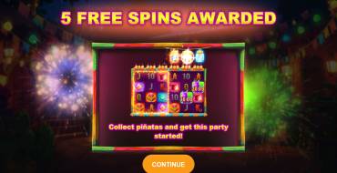 Pinata Burst: Free spins and/or respins