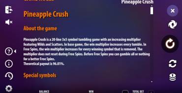 Pineapple Crush: Rules