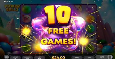 Power Balls: Free spins and/or respins