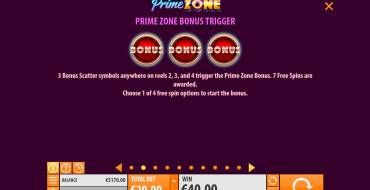 Prime Zone: Free Spins