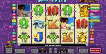 Queen of the Nile II: Free Spins