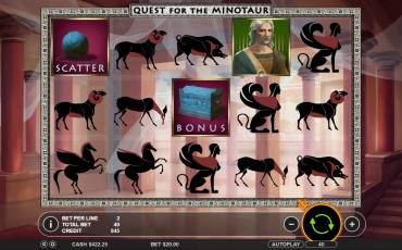 Quest for the Minotaur slot (Canada)