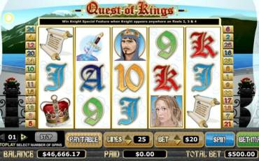 Quest of Kings slot (Canada)