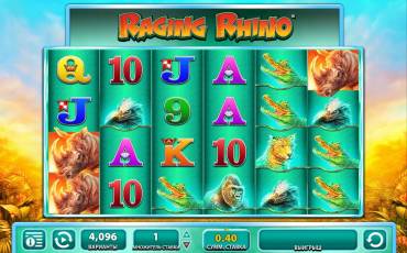 Raging Rhino slot (Canada)