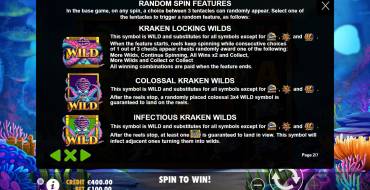 Release the Kraken: Bonuses