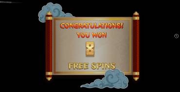 Revenge of the Daimyo: Free spins