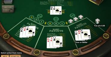 Ridem Poker: Pays