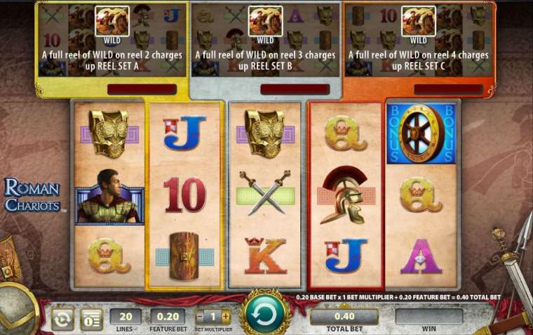 Play Roman Chariots slot CA