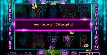 Royal Wins: Free spins and/or respins