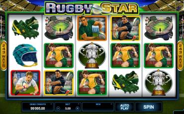 Rugby Star slot (Canada)