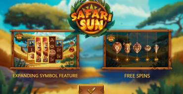 Safari Sun: Unique features