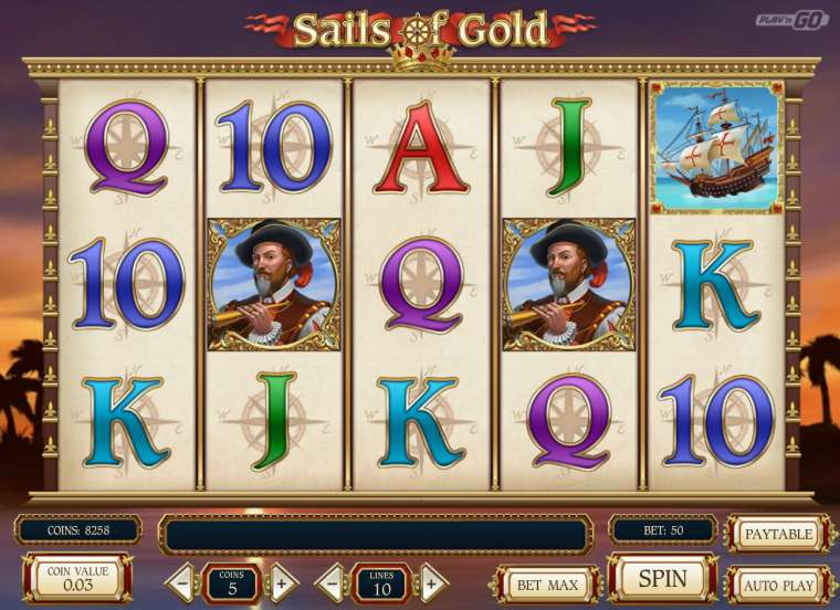 Play Sails of Gold slot CA