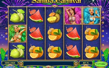 Samba Carnival slot (Canada)