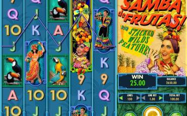 Samba de Frutas! slot (Canada)