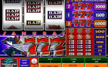 Samurai 7’s slot (Canada)