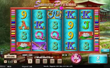 Samurai Princess slot (Canada)