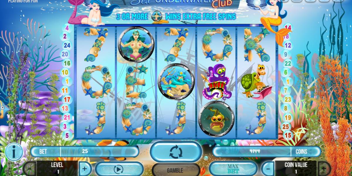 Sea Underwater Club slot (Canada)