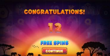 Serengeti Kings: Free spins and/or respins