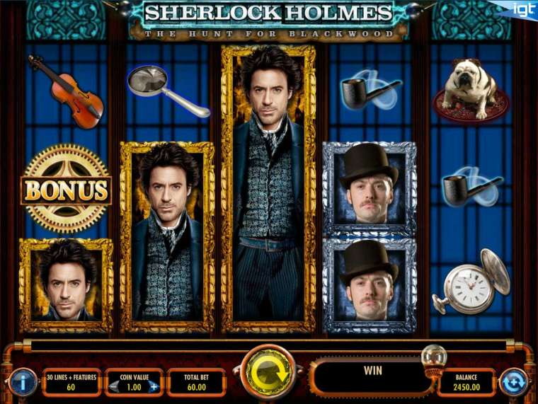 Play Sherlock Holmes: The Hunt for Blackwood slot CA